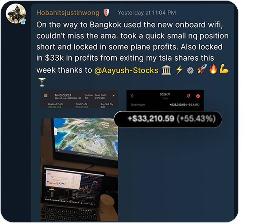 Hobahitsjustinwang Trading Profits